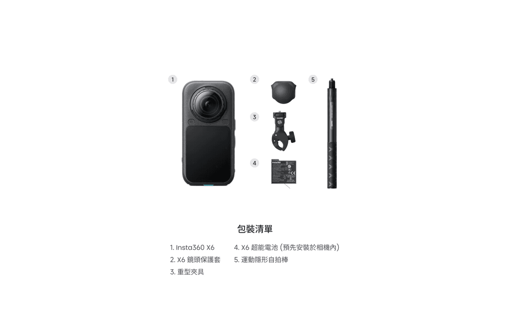 Insta360 X6 機車多重視角套裝