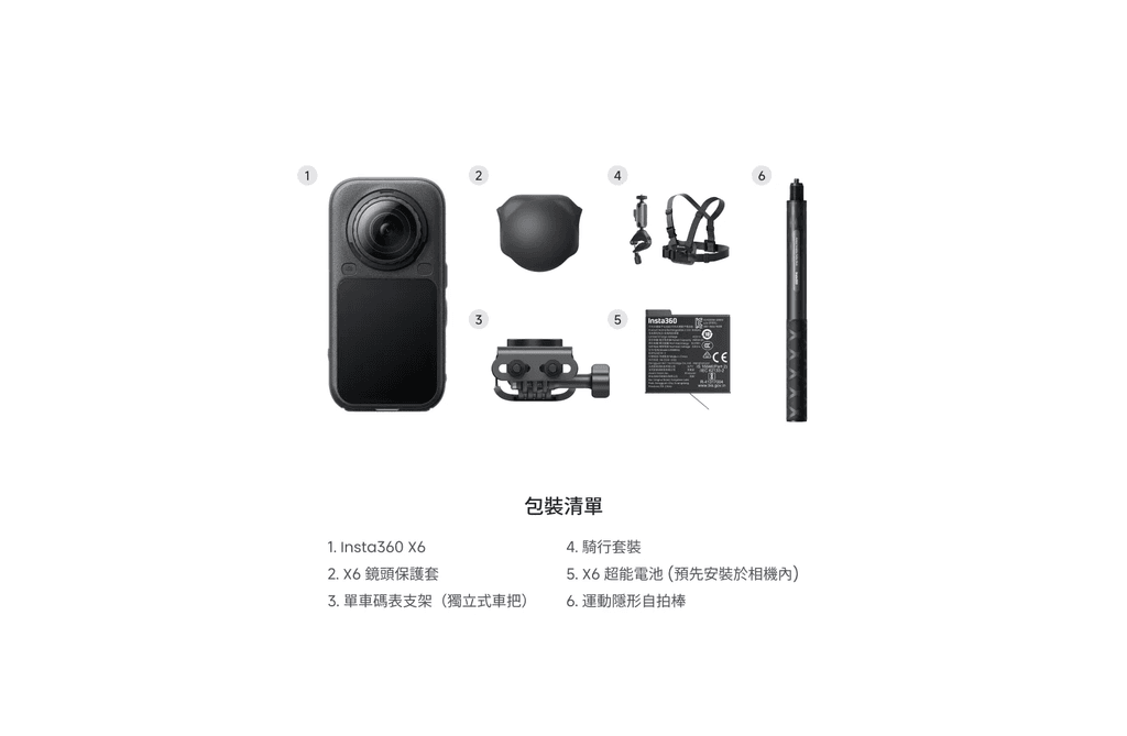 Insta360 X6 公路競賽套裝（分離式車把）