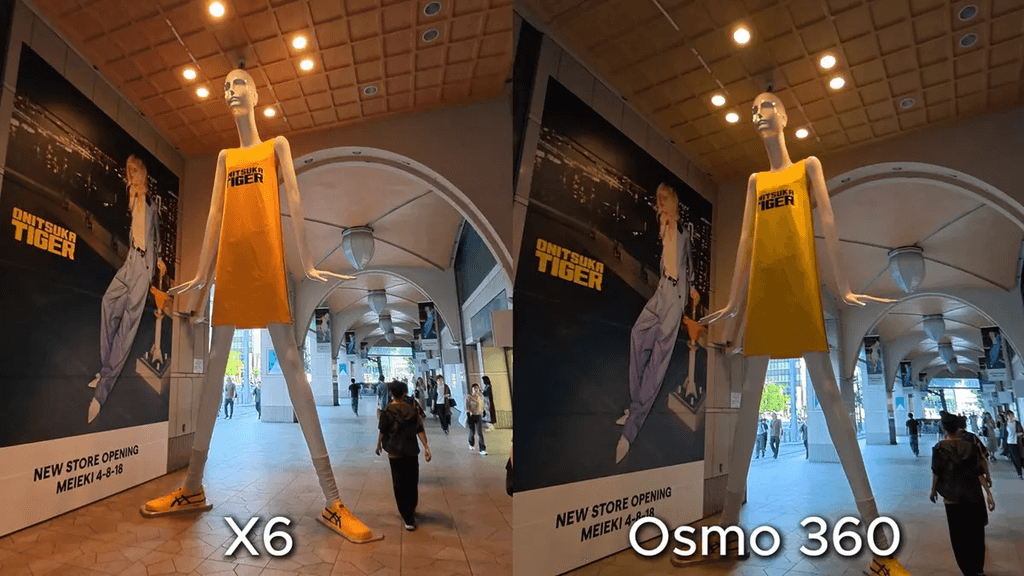 Insta360 X6 與 DJI Osmo 360 II 色彩表現對比